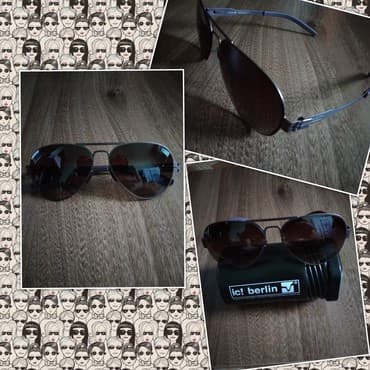 портфель для документов: Очки ic-berlin Комплект: Укрепленный футляр, коробка и документы — 1