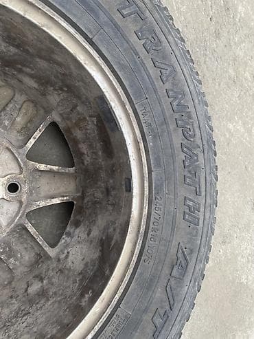 titan diski: Колеса в сборе 245 / 70 / R 16, Всесезонная, Б/у, 1 шт, Внедорожные (АТ/МТ), Литые, отверстий - 6 — 1