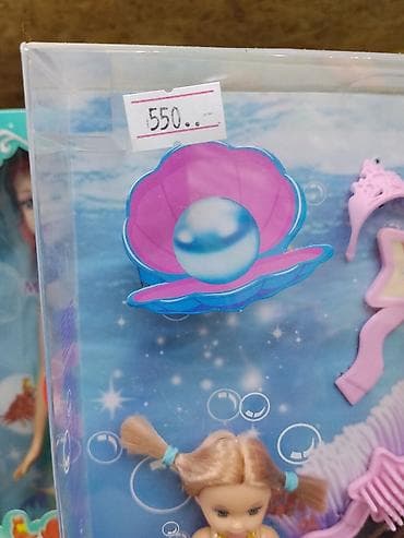 marvel legends: Игровой набор «Sea World Scene» — русалка мама и дочка Состав набора — 3