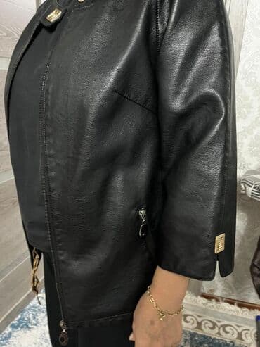 Женская кожаная куртка LAN YU AO SHA, размер 48