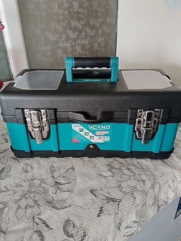 форма для булки: Ящик для инструментов VCANO - Прочный пластиковый кейс с — 1