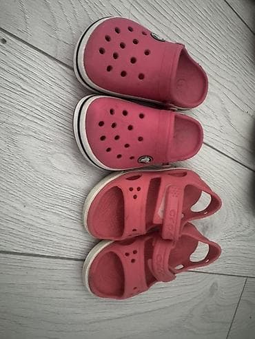 Детская обувь Crocs оригинал, комплект из двух пар по 500с -