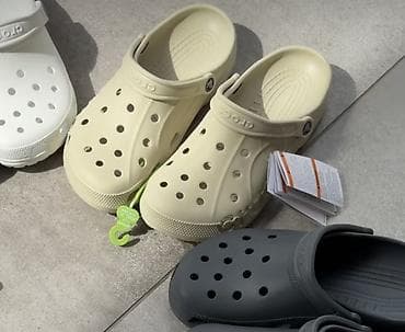 Айымдардын бут кийими: Саболор, 39, Crocs, Жаңы, түсү - Саргыч боз, Өзү алып кетүү — 2