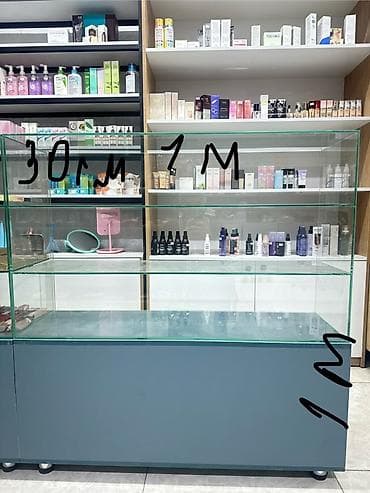 Контейнеры: Витрина Для косметики, На колесах, 100 см * 300 см * 100 см — 2