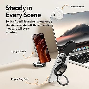 лайд бокс: Ulanzi Карманный светодиодный свет для iPhone (MagSafe) Компактная — 2