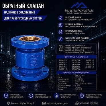 реставрация тошоков: Обратный клапан D77X-16Q для трубопроводных систем Назначение: - — 1