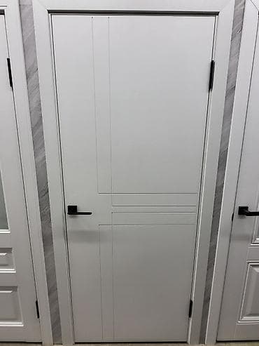 Металлические сейфовые двери: Межкомнатные двери (несколько моделей, белый цвет) - Классика с — 3