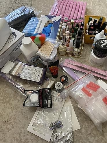 подставка под очки: Профессиональный набор для маникюра/наращивания ногтей Состав набора — 1