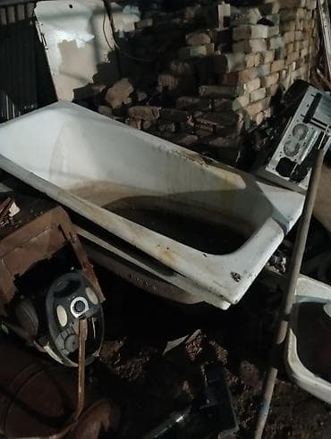 чугунные ваны: Чугунная ванна классической формы 2 штук за 5000 сом - Материал — 1