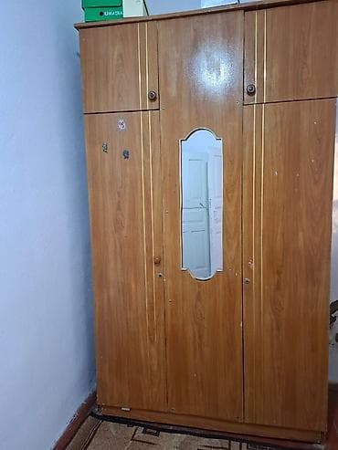 купить бу шкаф для одежды: Шифоньер, шкаф для одежды, Прямой, ЛДСП — 1