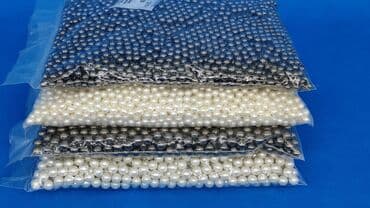 работа в бишкеке швейный цех упаковщик 2020: Жемчуг 6,8 Цвета : айвори, черненные Без дырок, набиваются на станке — 4