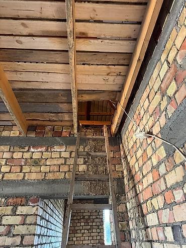 Коюу: Кладка кылабыз, фундамент, стяжка шкатурка, черный потолок Каменные — 7