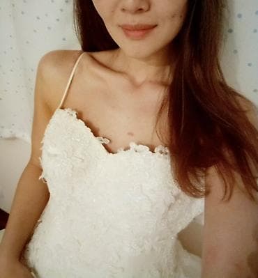 Свадебные платья: Свадебное платье принцесса (ball gown), айвори. - Корсетный верх на — 3