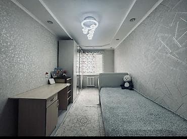 ак орго сдаю квартиру: 3 комнаты, 58 м², 104 серия, 4 этаж, Свежий ремонт — 8