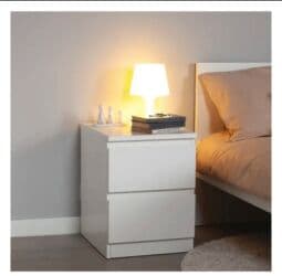 тумба цвет белый: Прикроватная тумба, Новый, Без зеркала, цвет - Белый, ЛДСП, Самовывоз — 3