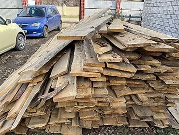 лес: Доски, Необрезные, Для строительства, Сосна — 1