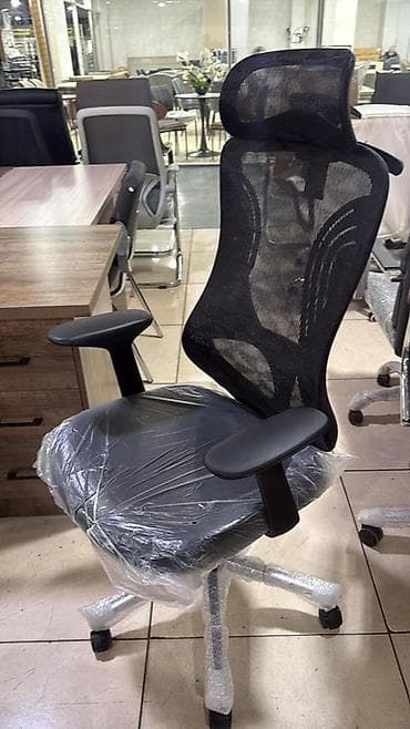 кресло пилот: Офисное кресло, С колесиками, цвет - Серый — 3