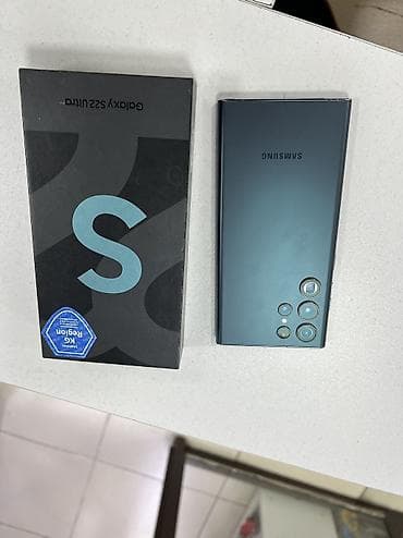 Samsung Galaxy S22 Ultra, Б/у, 512 ГБ, цвет - Черный, 2 SIM