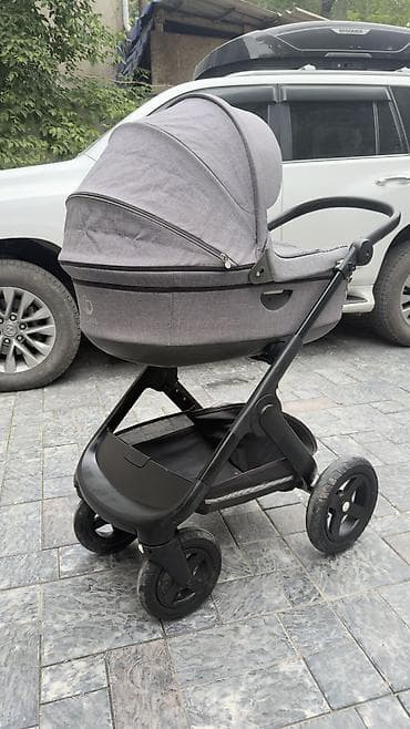 Коляска, Stokke, цвет - Черный, Б/у, Самовывоз — 9