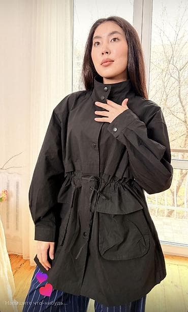 корейская куртка: Куртка 100% хлопок со скидкой 50%!!! Легкая куртка-плащевка из — 1