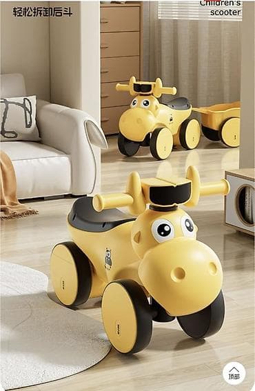 мистер бист: Детский катальный толокар-самокат в виде веселого жирафа. - Формат — 2