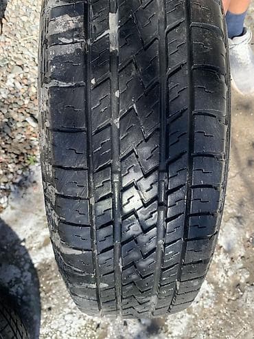 nissan roque: Шины 215 / 70 / R 16, Лето, Б/у, Комплект, Внедорожные (АТ/МТ), Япония, Bridgestone — 1