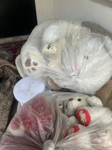 toy: Мягкие игрушки. Большая мишки и 2 маленькие мишки — 2