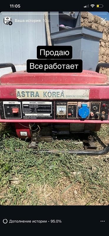 часы айкол манас: Бензиновый генератор ASTRA KOREA, модель 4000CX. Основные — 1