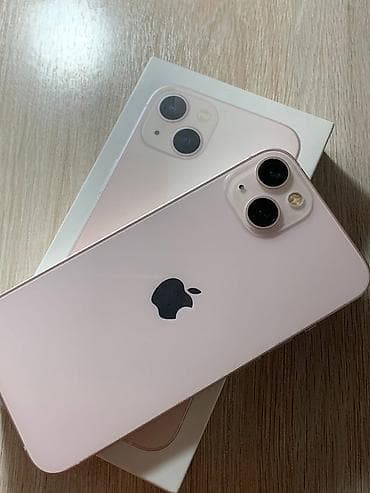 iphone 9: IPhone 13, Б/у, 128 ГБ, Розовый, Коробка, 100 % — 1