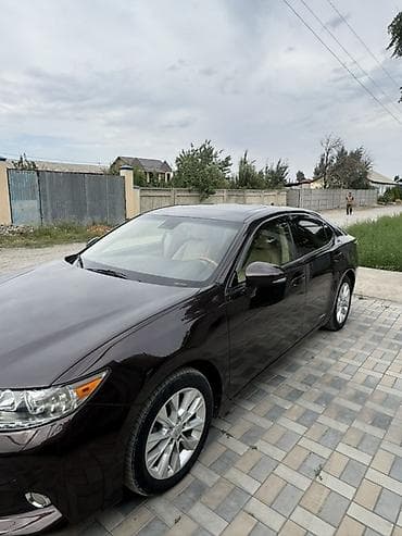 красный салон: Lexus ES: 2013 г., 2.5 л, Вариатор, Гибрид, Седан — 3