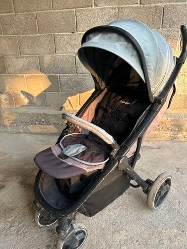 Коляска, цвет - Черный, Б/у