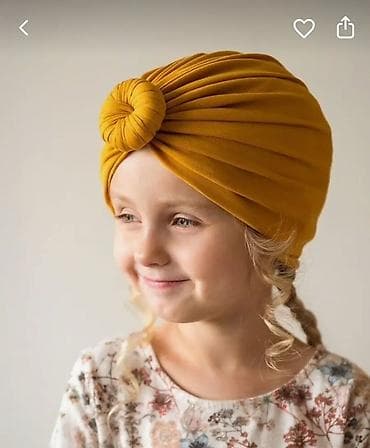 суннот кийимдер: Детский тюрбан-чалма из натурального хлопка (кулир) - Материал: 100% — 3