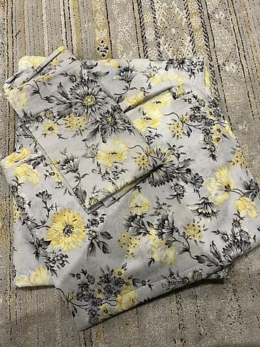 постельное белье поплин: Комплект постельного белья с цветочным принтом. - Расцветка — 1