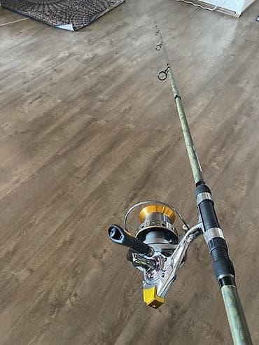 Карповое удилище с безынерционной катушкой - Удилище: двухчастное