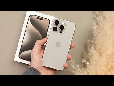 дать объявление: IPhone 15 Pro, 256 ГБ, Natural Titanium, Коробка, 83 % — 2