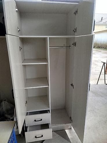 Вешалки: Шифоньер, шкаф для одежды, Прямой, ЛДСП — 5