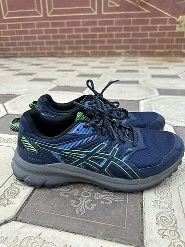 костюм 90 х мужской: Мужские кроссовки, 41.5, Asics, Б/у, цвет - Синий, Самовывоз — 1