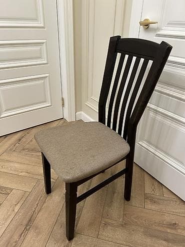 Вешалки: Стул для кухни, Дерево, цвет - Коричневый — 3