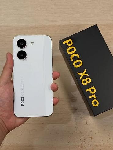 Poco X8 Pro, Б/у, 512 ГБ, цвет - Белый, 2 SIM