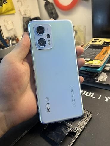 редми поко х4: Poco X4 GT, 256 ГБ, цвет - Голубой — 5