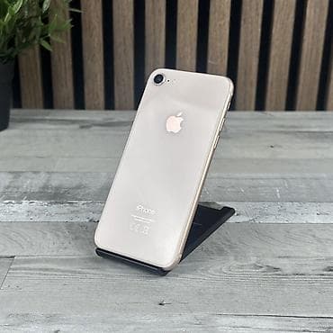 IPhone 8, Б/у, 256 ГБ, Золотой, Чехол, 73 %