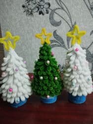 кухонные гарнитуры в бишкеке фото цена: Делаю на заказ ёлочки из синельной проволоки, 1 ёлочка - 1000 сом — 5