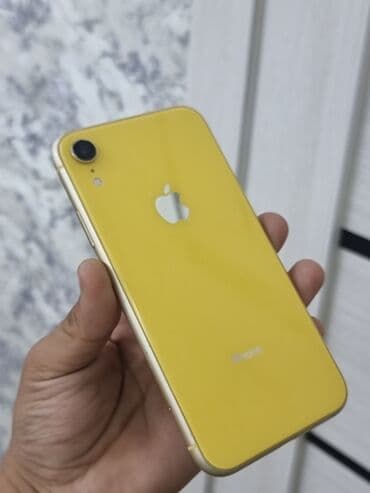 продать новый ноутбук: IPhone Xr, Б/у, 256 ГБ, Желтый, Чехол, 78 % — 1