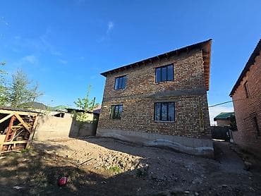 панораме: Двухэтажный кирпичный дом с участком и капитальным ограждением — 4