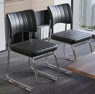 Эмерек: Кеңсе отургучу, Жаңы, түсү - Кара, Башка материал — 5