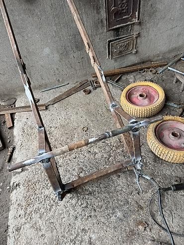 Другие товары для дома и сада: Садово-строительная тачка и тележка, Стальная, Двухколесная — 3