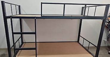 Промышленная химия: Продаётся двухъярусная кровать. Цвет темно-серый. РАЗМЕРЫ Высота — 3