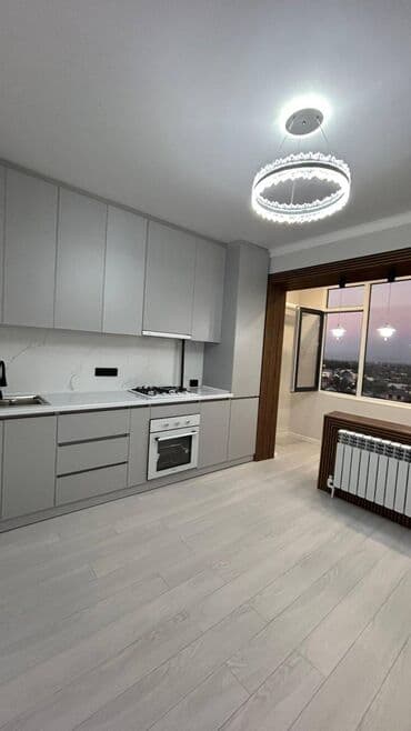 квартира жибек жолу тоголок молдо: 1 бөлмө, 49 м², Элитка, 9 кабат, Евроремонт — 1