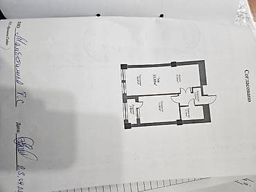 годаю: 1 комната, 56 м², Асанбай мкр Элитка, 3 этаж, ПСО (под самоотделку) — 3