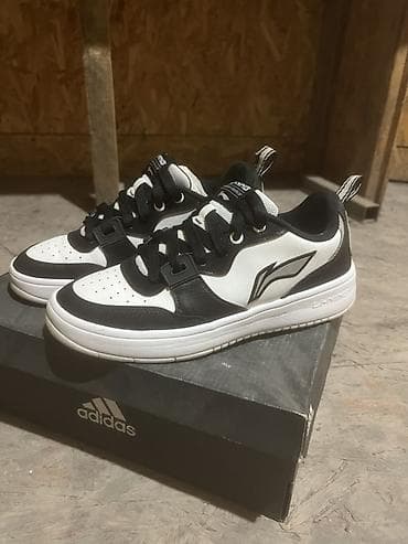 lebron james: Кроссовки Li-Ning, модель в чёрно-белой расцветке. - Верх — 4